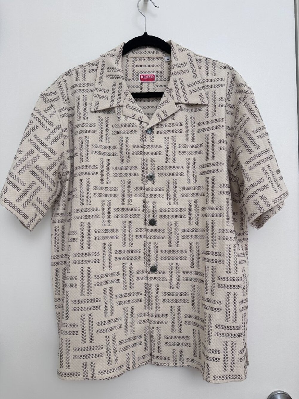 KENZO PARIS - TEXTURED SHORT SLEEVE SHIRT